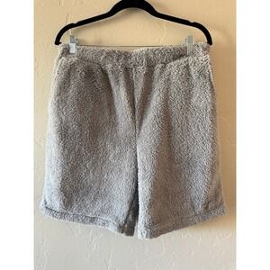 USA Palm Reversible Gray Fleece Shorts 7" Size XL NWT